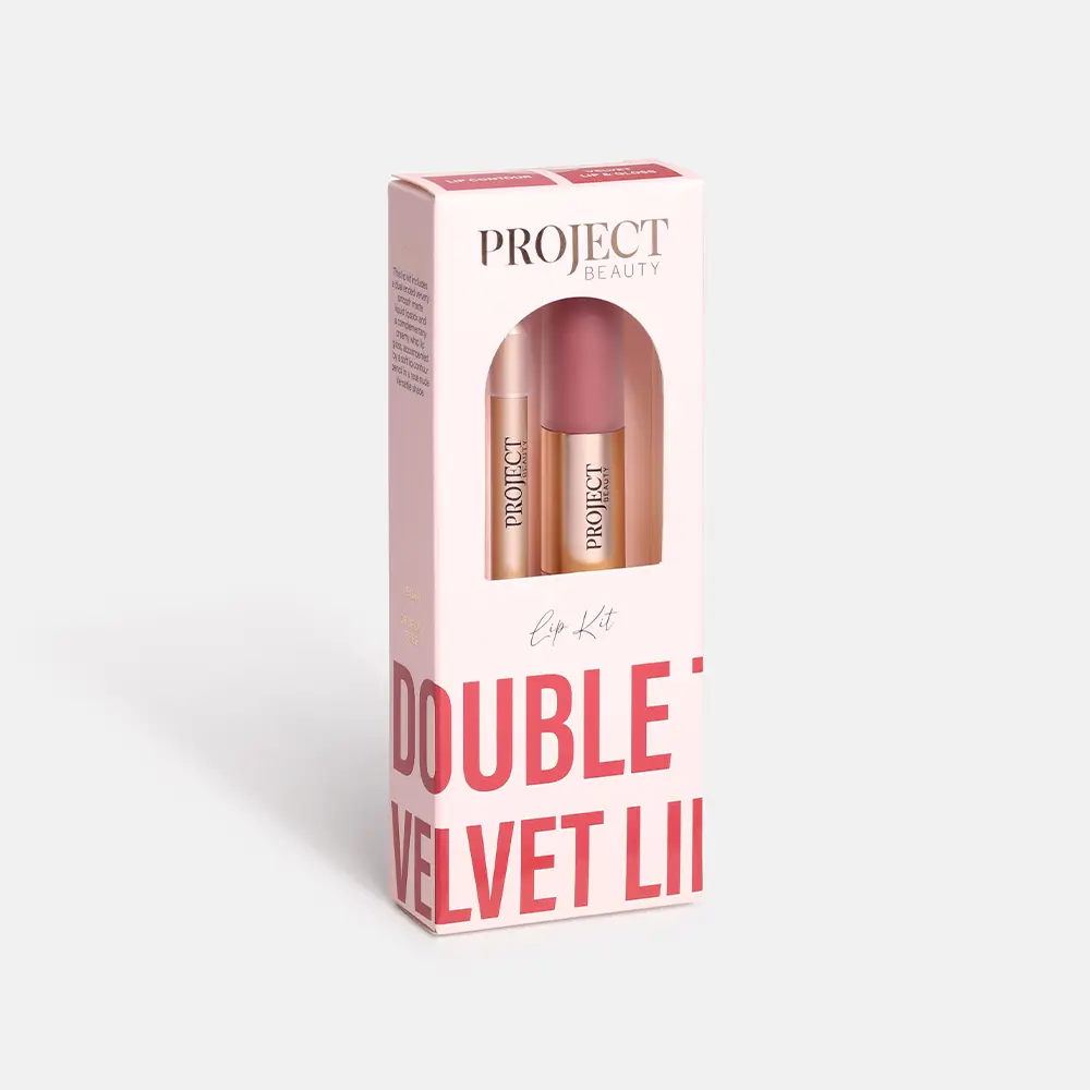 Lip & Gloss KIT - Double Trouble Velvet - Teddy (4ml)