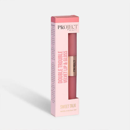 Double Trouble Velvet Lip & Gloss - Sweet Talk (4ml)