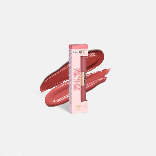 Double Trouble Velvet Lip & Gloss - Sweet Talk (4ml)